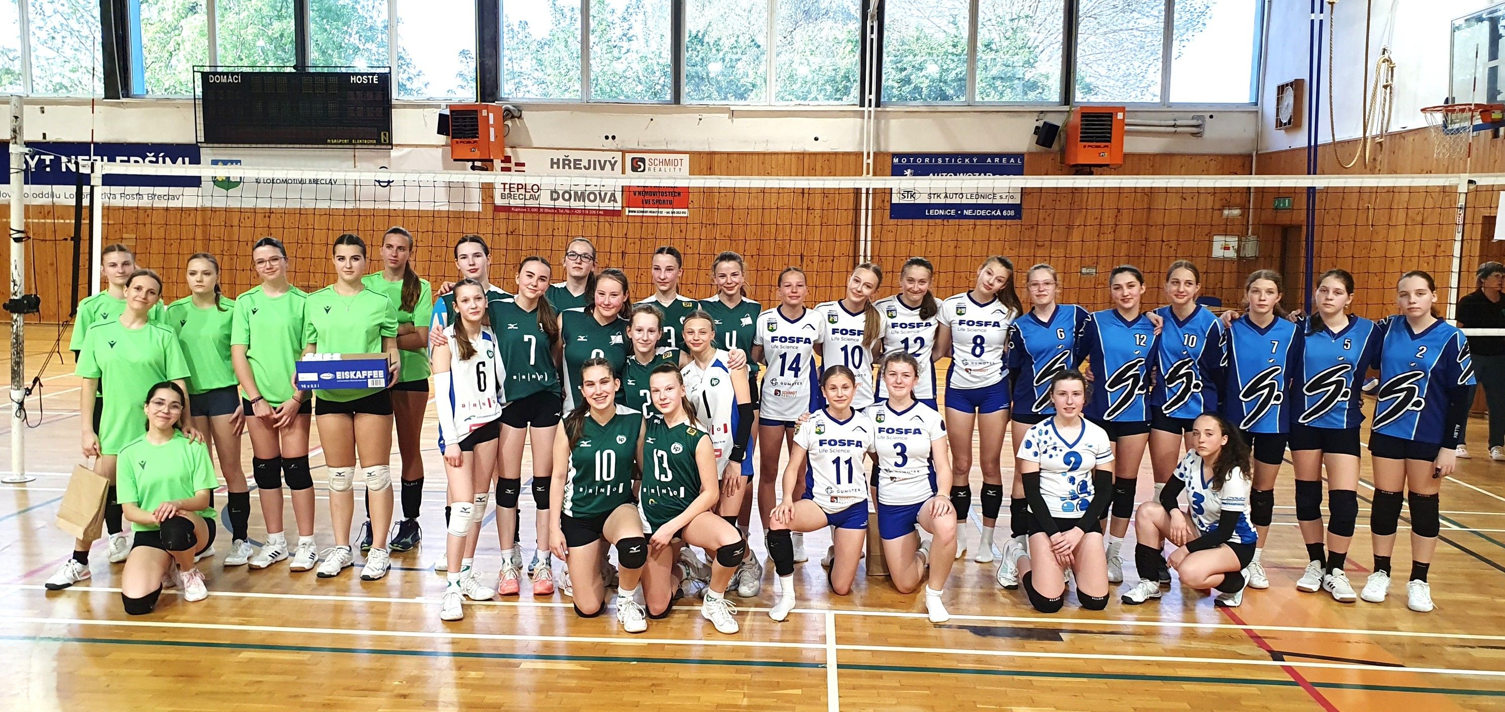 💝 70 let volejbalu na Lokomotivě si připomněly také žákyně z osmi klubů Jižní Moravy 💝