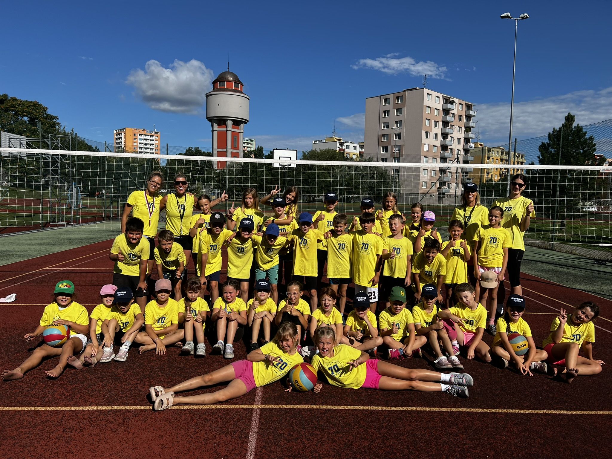 🏐Příměstský tábor „O Zlatou minci💰“přinesl dětem zábavu, soutěže i sportovní zážitky