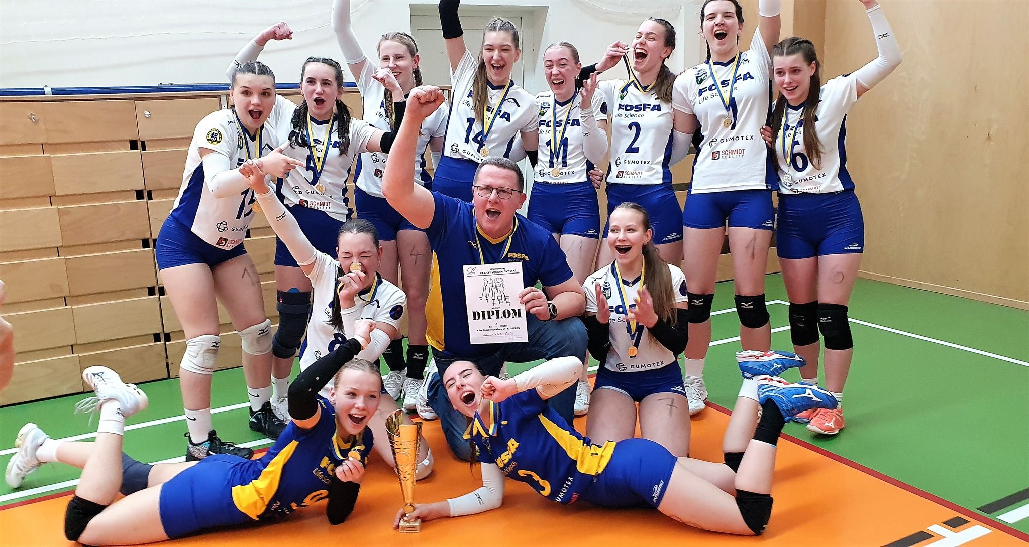 🏆Kadetky Lokomotivy Fosfa Břeclav získaly zlato a pohár pro přeborníka Jihomoravského kraje 🥇🥇🥇🥇🥇🥇🥇🥇🥇