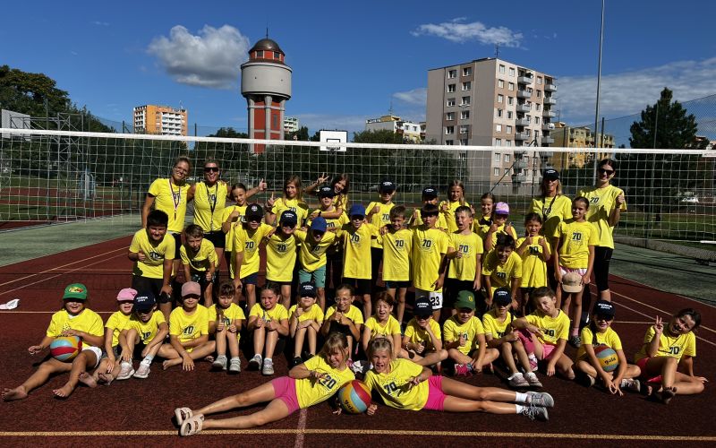 🏐Příměstský tábor „O Zlatou minci💰“přinesl dětem zábavu, soutěže i sportovní zážitky