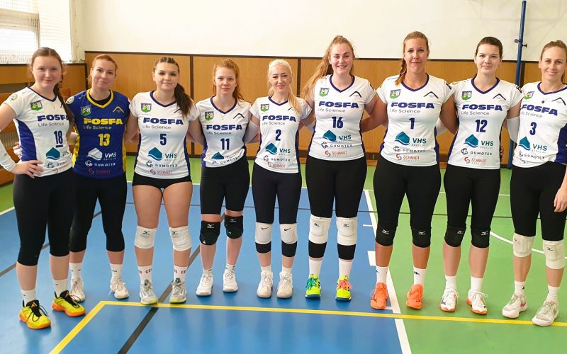 Břeclavské volejbalistky vezou z Kroměříže cenné body po skvělém obratu ve druhém utkání