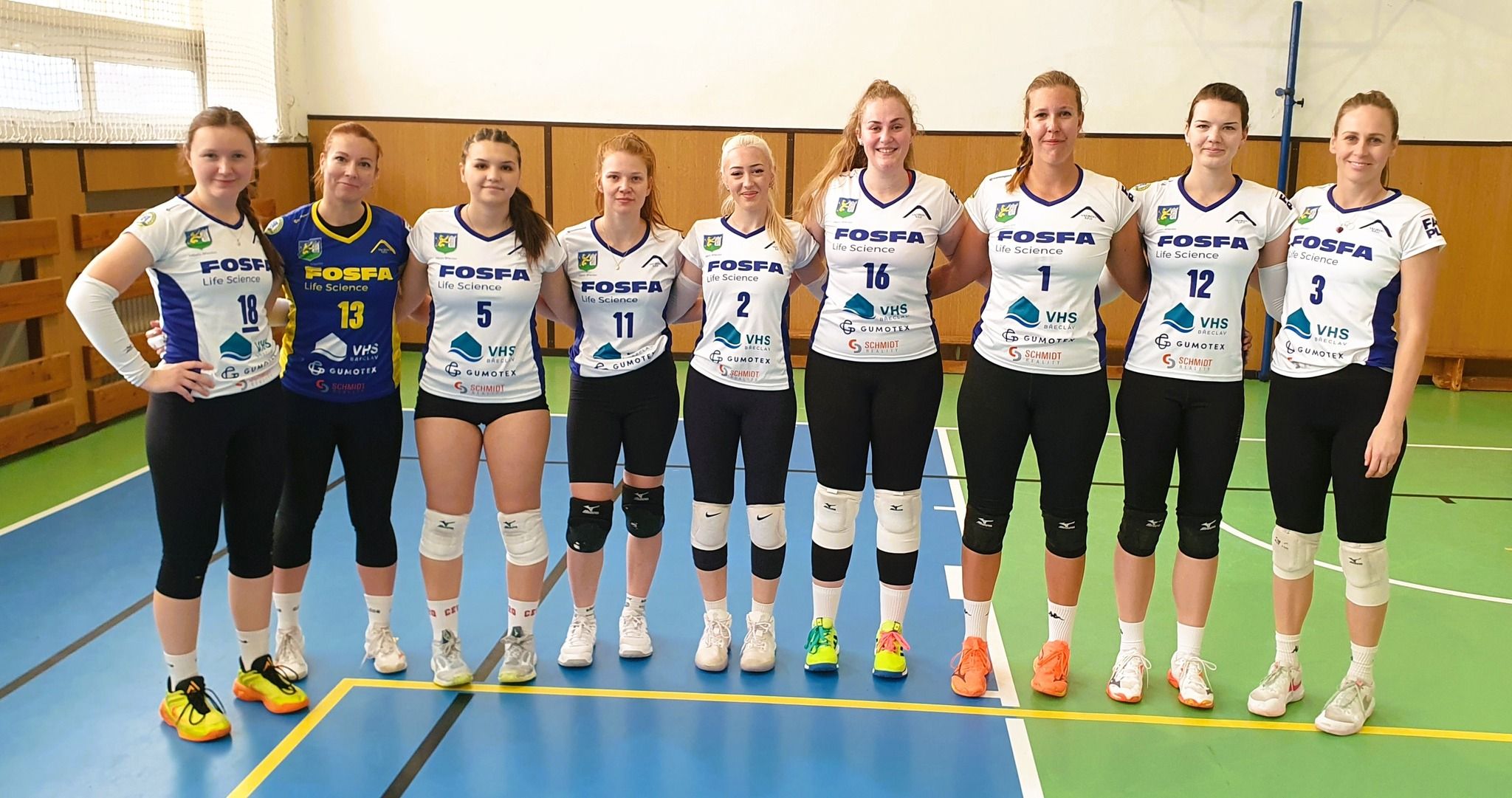 Břeclavské volejbalistky vezou z Kroměříže cenné body po skvělém obratu ve druhém utkání