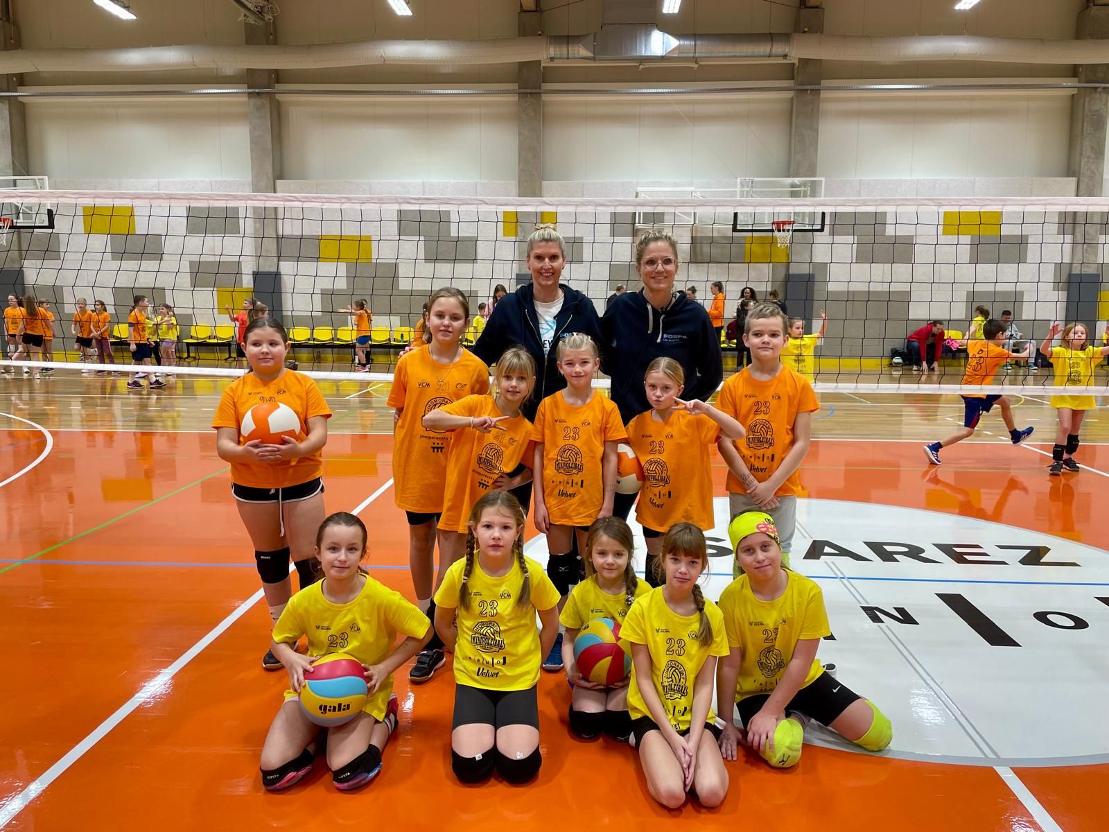 Nejmenší volejbalisté sbírali zkušenosti v silné konkurenci v Brně 🟡🟠👍🏻