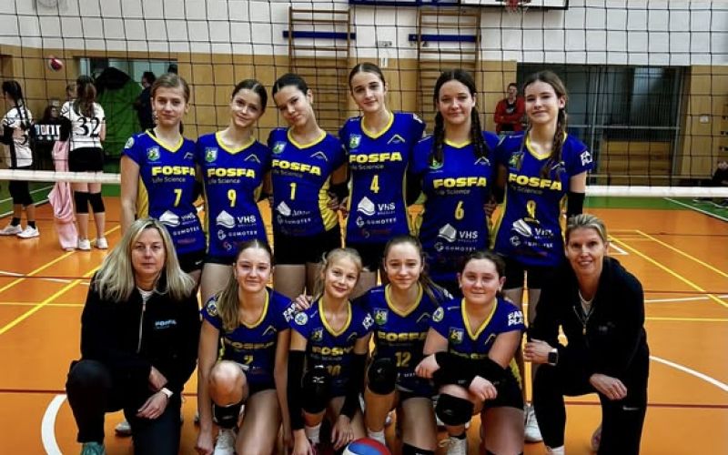 Žákyně Fosfa Lokomotiva Břeclav U14 odehrála turnaj v Brně