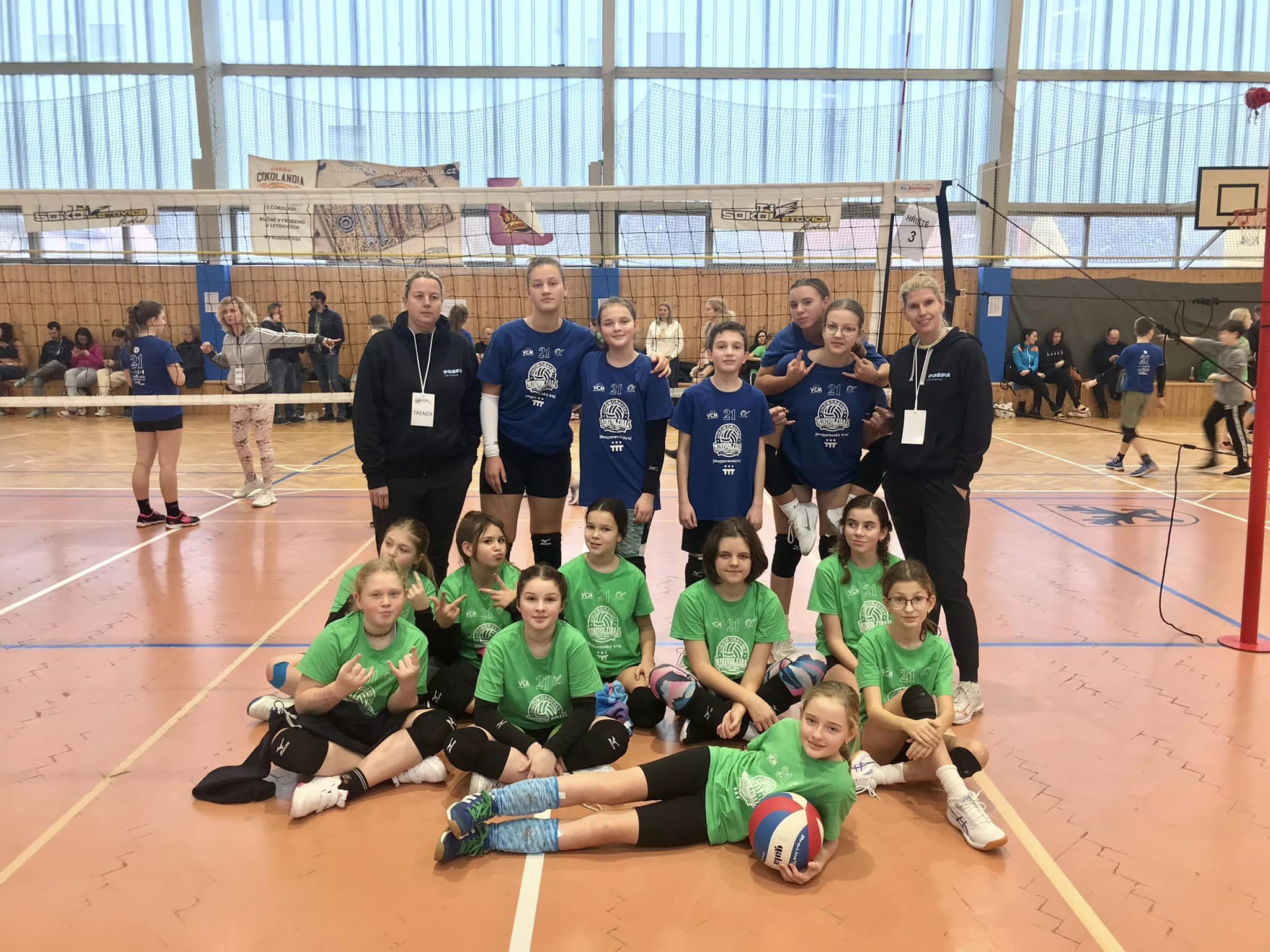 Nedělního minivolejbalu se zúčastnila i přípravka Lokomotivy Fosfa Břeclav.