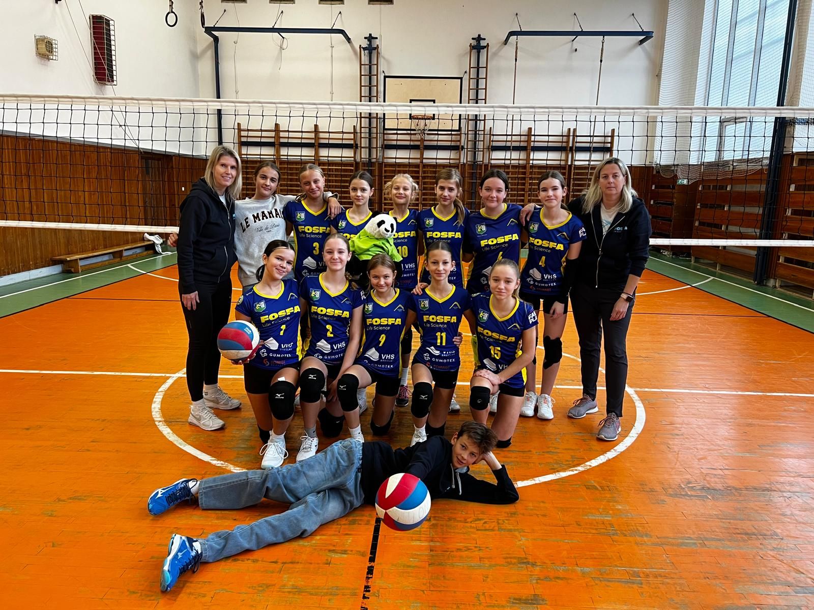 Úspěch mladých volejbalistek Fosfy Lokomotivy Břeclav v Brně 👏