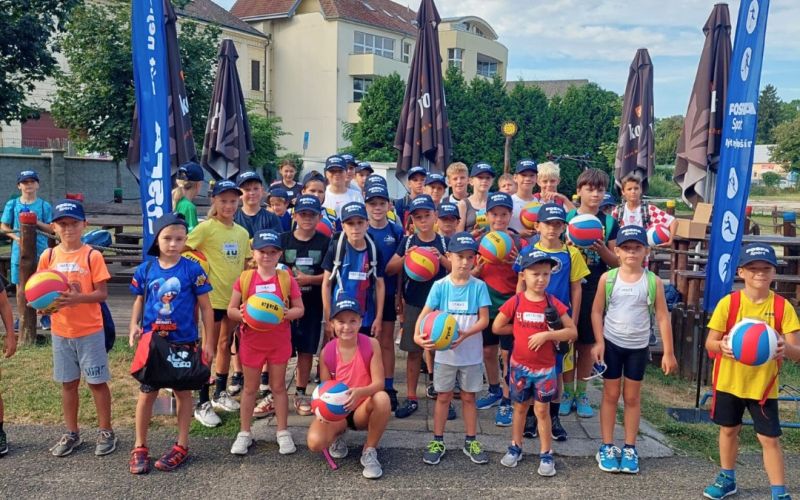 ☀️ Volejbalový den na příměstském táboře Fosfa Sportu ☀️