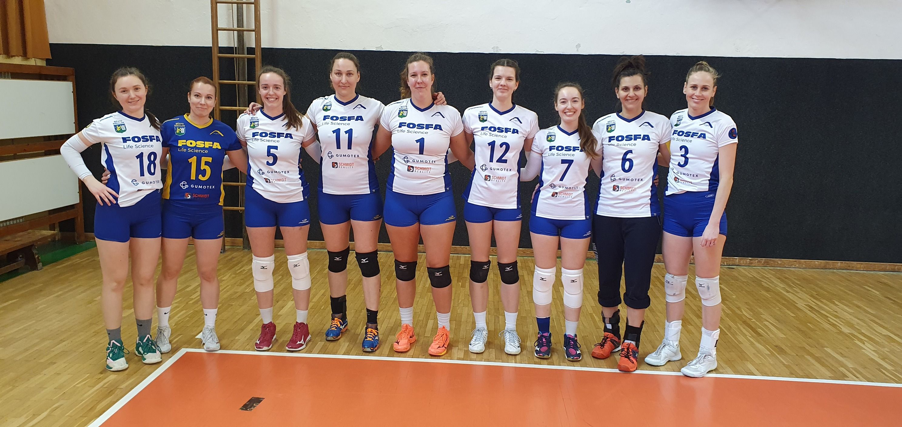 Ženy Fosfa Lokomotiva Břeclav vezou z Frýdku Místku 4 body a jsou na 3 místě 2. ligy