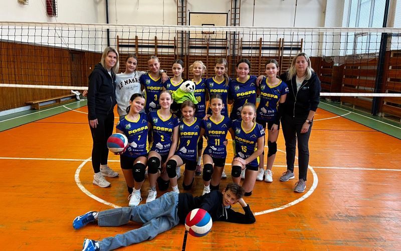 Úspěch mladých volejbalistek Fosfy Lokomotivy Břeclav v Brně 👏