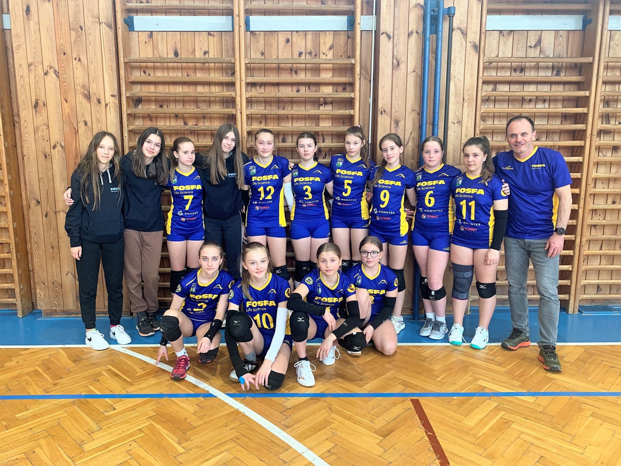 Mladší žákyně Lokomotivy Fosfa Břeclav uspěly v prvním kole MČR U14Z 😀