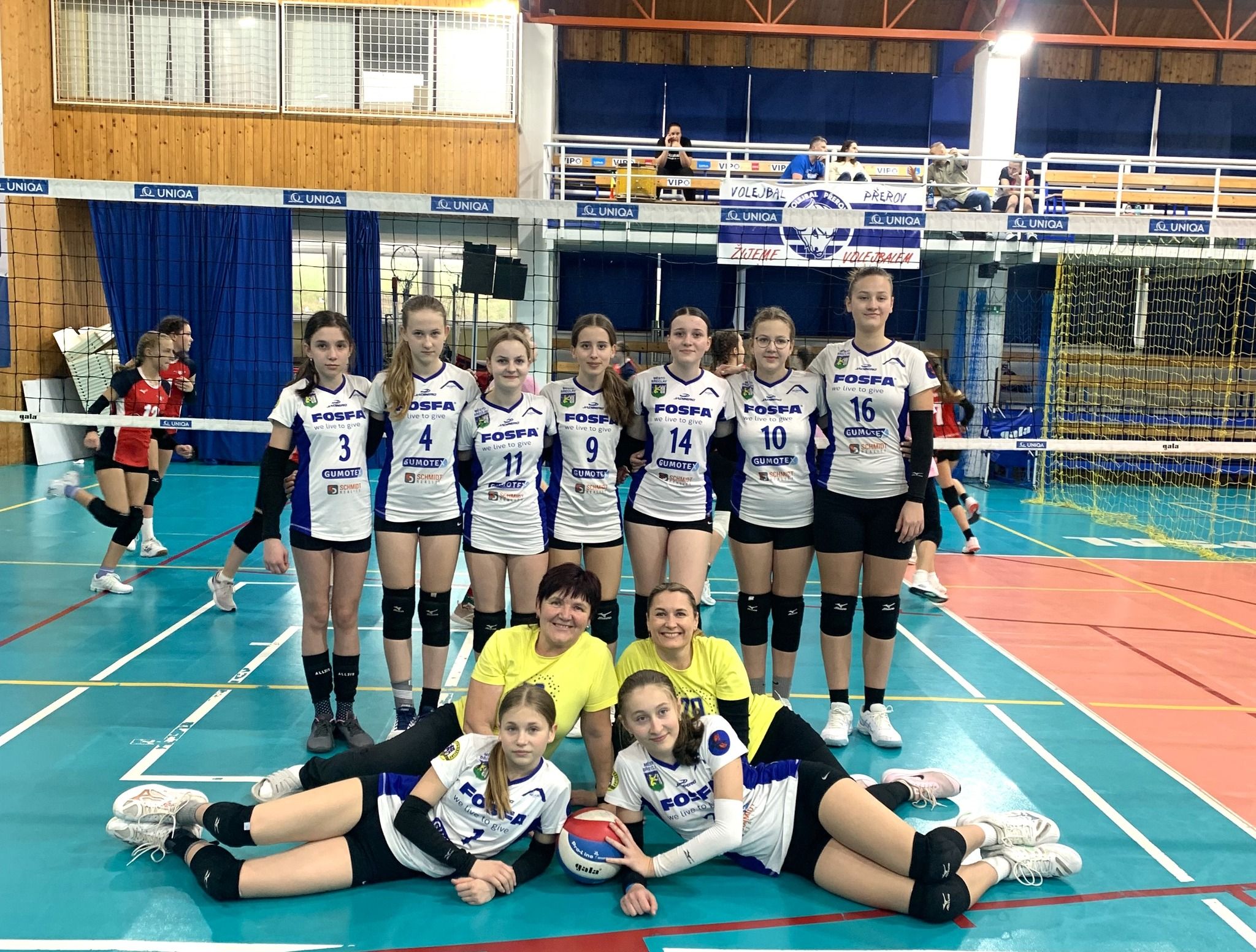 Mladší žákyně Fosfa Lokomotiva Břeclav prošly prvním kolem kvalifikace o postup na MČR