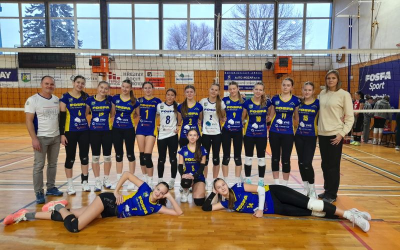 Kadetky B doma bez ztráty setu, postupují do první skupiny JM kraje 🏐👏