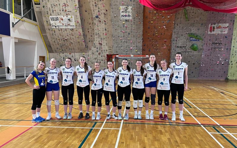 Juniorky na domácí palubovce zazářily 🏐👌