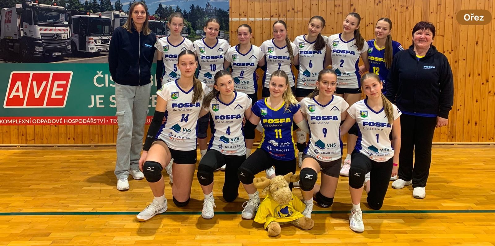 V sobotu 22.2.2025 žákyně U16Z odehrály na domácí palubovce svá mistrovská utkání skupiny B.