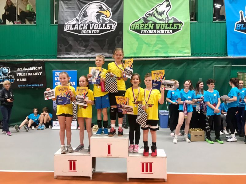 Fosfa Lokomotiva Břeclav slavila úspěchy napříč barvami na dvoudenním turnaji v Ostravě💪🏻🏐