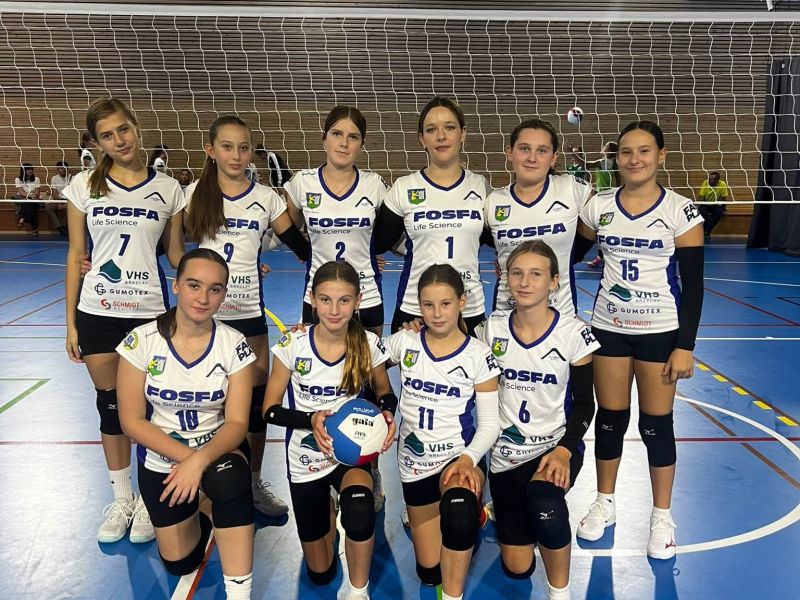 První velké zápasy našich žákyň:  FOSFA Lokomotiva Břeclav B a C sbíraly cenné zkušenosti🏐