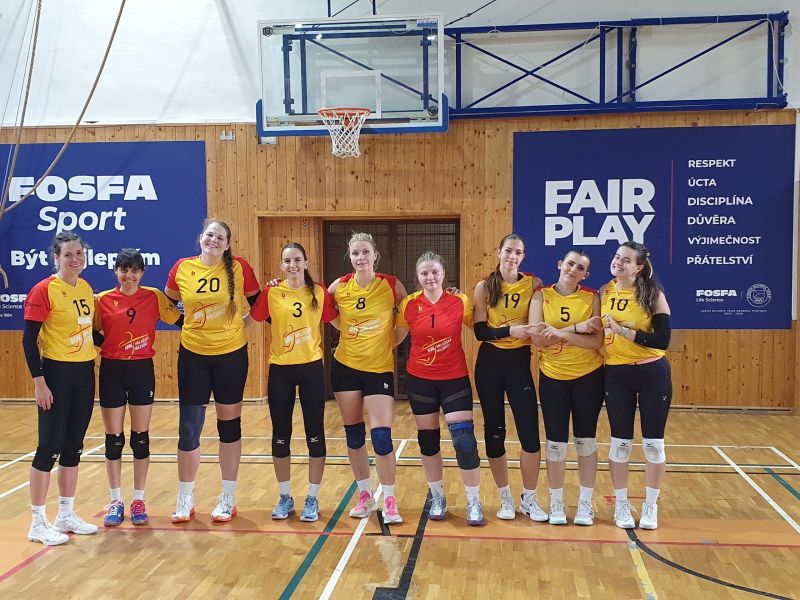 Břeclavské volejbalistky si připsaly cenné vítězství a těsnou porážku