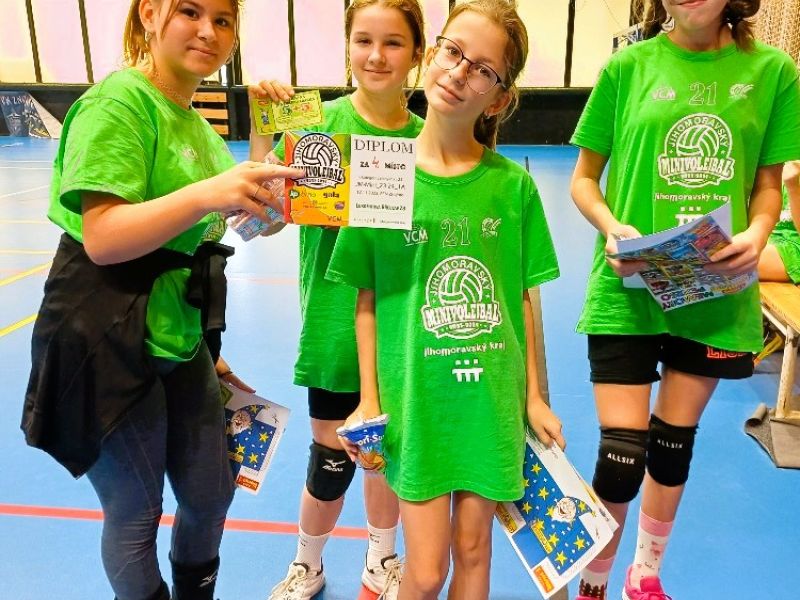 🎽 Další turnaj v zeleném a modrém minivolejbale pořádalo Znojmo 🏅