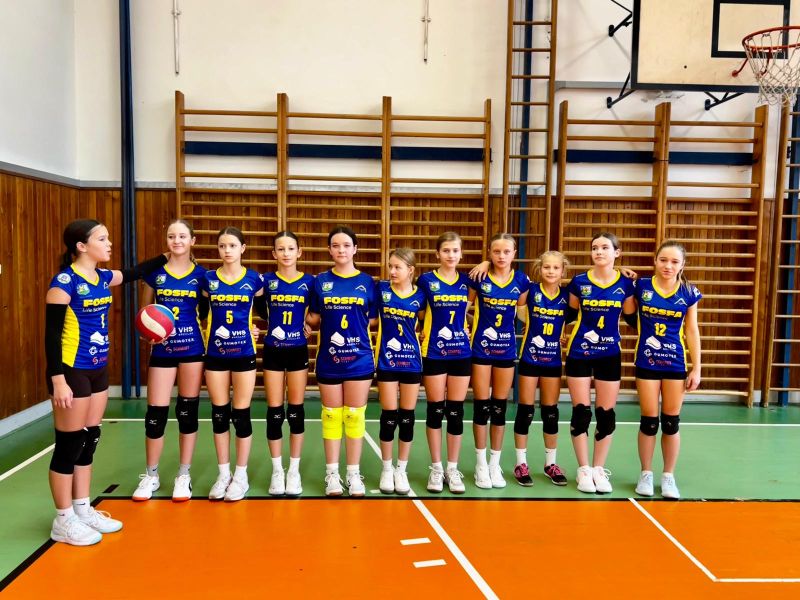 Úspěch mladých volejbalistek Fosfy Lokomotivy Břeclav v Brně 👏