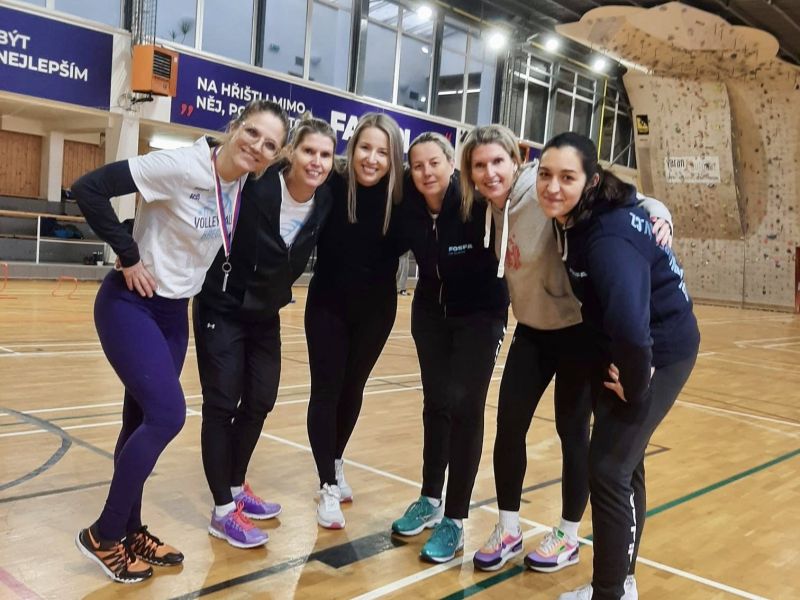 Volejhrátky ani sníh nezastavil ❄️🏐