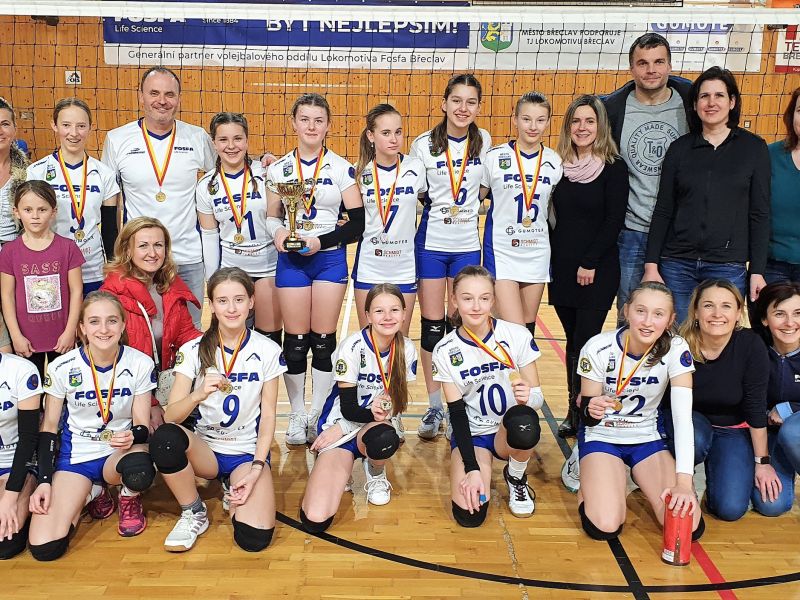 Zlato pro ženy i mladší žákyně Lokomotivy Fosfa Břeclav              🏆🥇🥇🏆