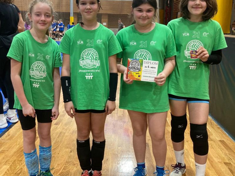 🏅Volejbalová přípravka Fosfa Lokomotiva Břeclav zazářila na finálovém turnaji v Brně🏅