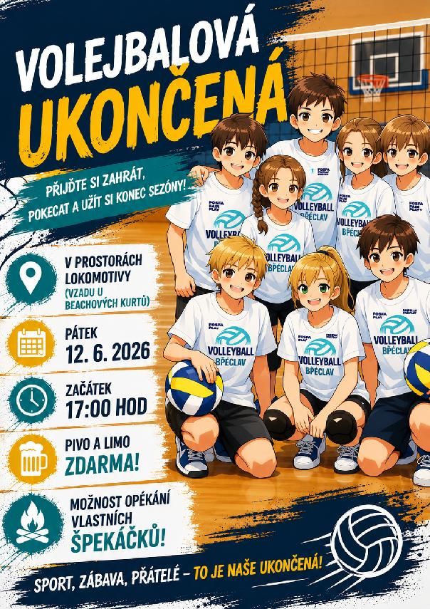 VOLEJBALOVÁ UKONČENÁ