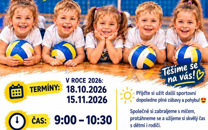 🏐 Volejhrátky pokračují! 💛💙